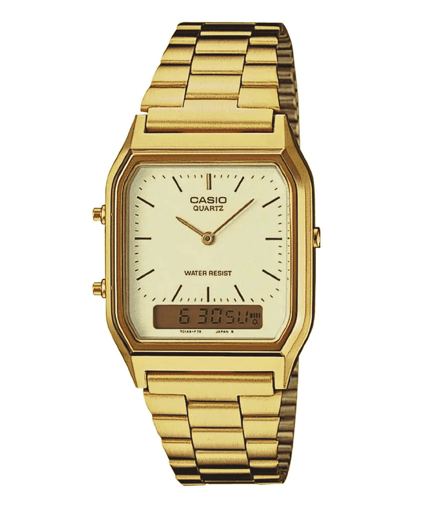 CASIO AQ230GA-9DS Gold Digital Watch