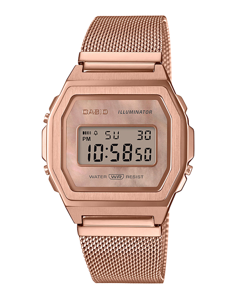 CASIO A1000MPG-9E Vintage Premium Pink Digital Watch